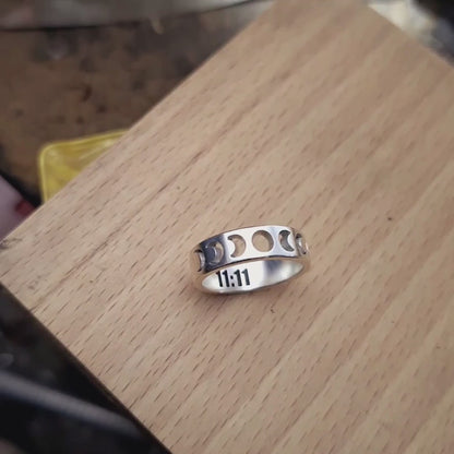 Anillo fases lunares Corte