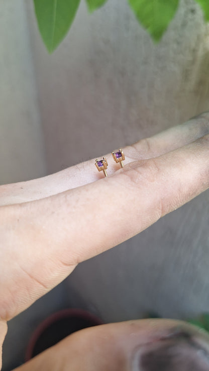 Topitos amatistas 3mm