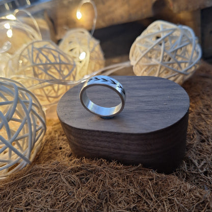 Anillo ramita de olivo.