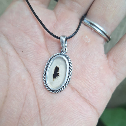 Dije calcedonia dendrítica (pieza unica )